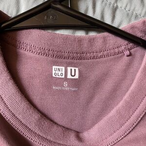 Uniqlo U light purple Crew Neck Tee